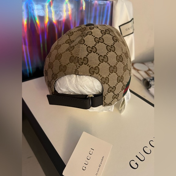 GUCCI ORIGINAL GG CANVAS BASEBALL HAT SIZE M - Picture 5 of 12